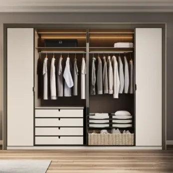 Custom modular wardrobe design in Delhi NCR by Modular Kitchen DSI
