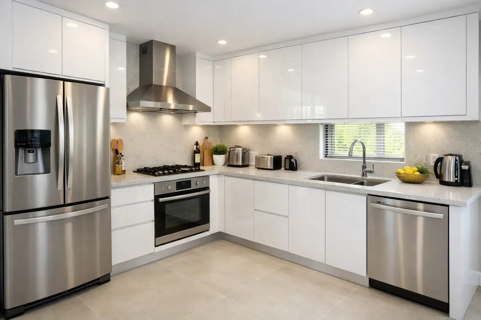 Image 1
Filename: modular-kitchen-design-delhi-ncr-2026.webp
Modern L-shaped modular kitchen design in Delhi NCR by Modular Kitchen DSI