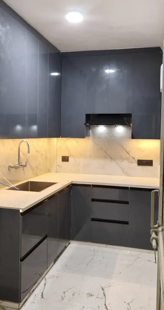 kitchen project image work done at chatarpur