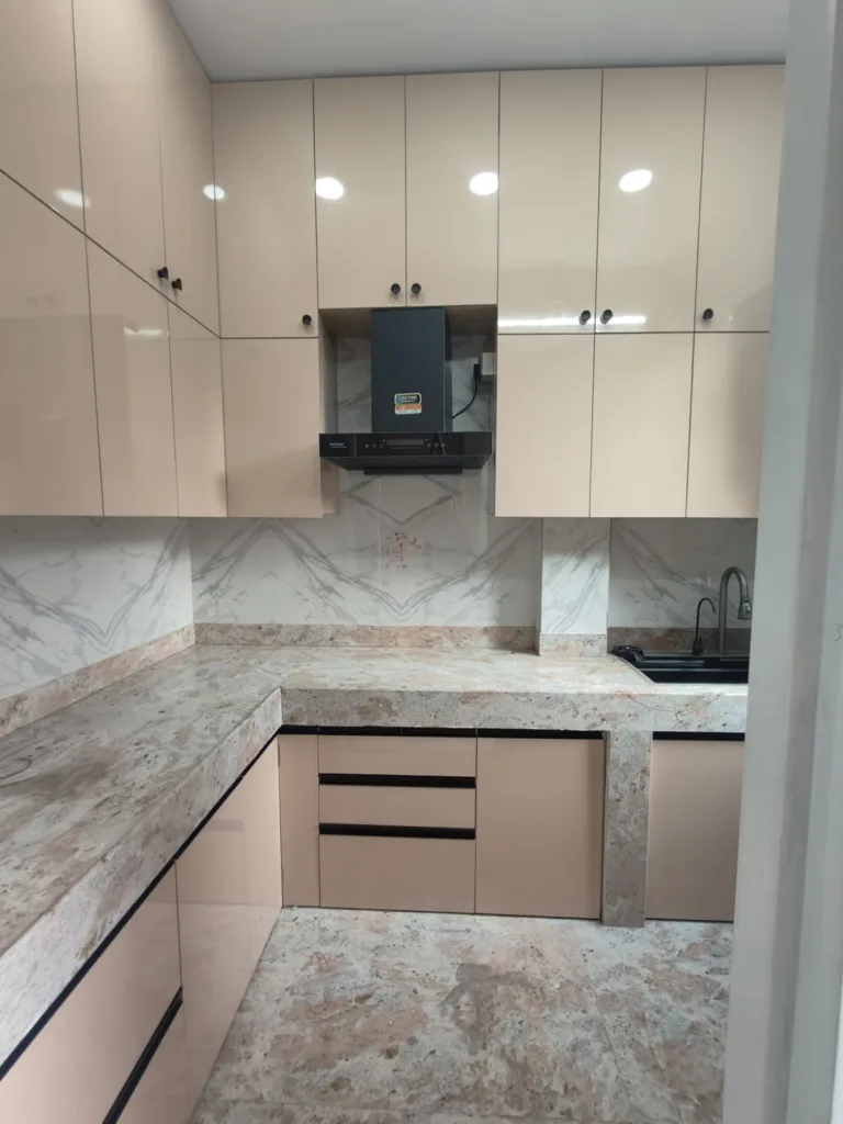kitchen project image work done at Sangam vihar