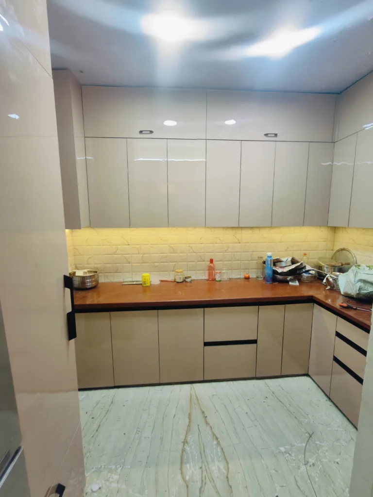 acralic modular kitchen project at saket